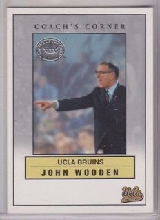 2001 Greats of the Game Coachs Corner John Wooden UCLA BRUINS
