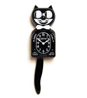 ORIGINAL KIT KAT KLOCK   BLACK KIT CAT CLOCK   MADE IN THE USA   FS