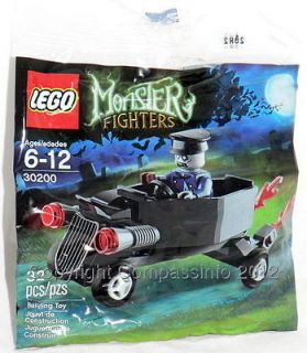 New LEGO Monster Fighters Coffin Car 30200 with Zombie Figure