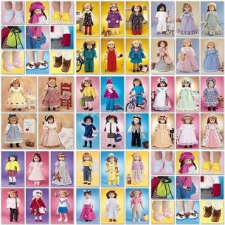 McCalls American Girl 18 Doll Clothes Sewing Pattern