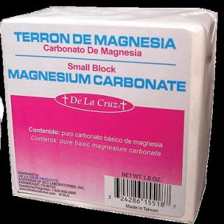 Magnesium Carbonate Block   Gym Chalk 1.8 oz. (Carbonato de Magnesia)