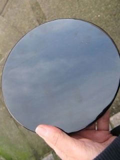 SCRYING MIRROR/ ROUND DISC THICK 18X1 CMS HIGHLY POLISHED 599g