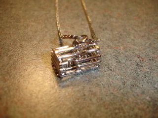 16 Silver Necklace With Lobster In Lobster Trap Charm