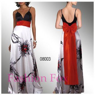 Sparkle Chinese Brush Painting Long Evening Dress Prom Party Dress