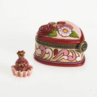Jim Shore/Boyds Bears Valentine Heart Candy Box w/Bear ~ 4026266