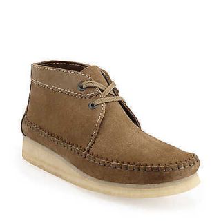 Clarks Mens Original Weaver Boot Wallabee Style Suede Casual Shoe