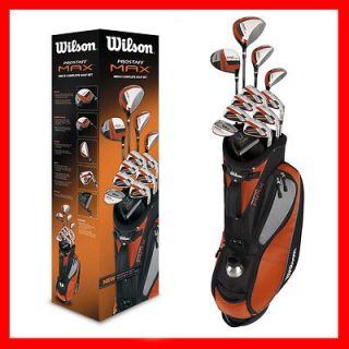 New Wilson ProStaff Max Mens Golf Club Package Set RH (WGGC95000