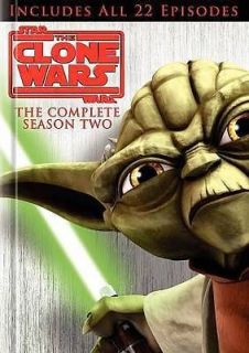 STAR WARS THE CLONE WARS   THE COMPELTE SEASON TWO [DVD   NEW DVD