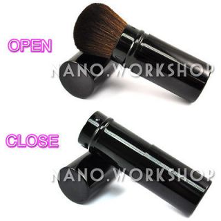 RETRACTABLE Kabuki Sable Hair Mineral Powder Brush 277A