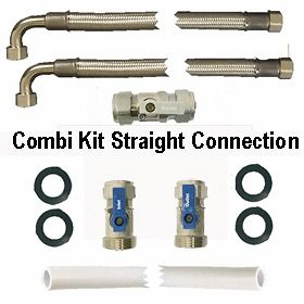Water Softener Combi Boiler Fitting Kit Straight Connections