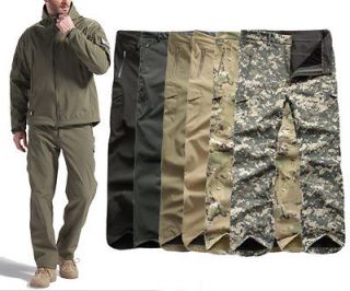 Men Military Outdoor Sports Tactical Combat Soft Shell Waterproof