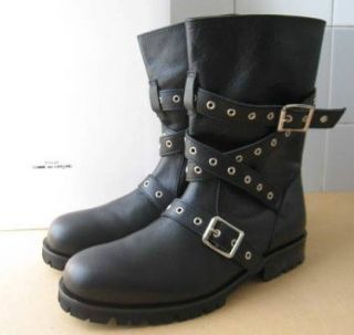 tricot COMME des GARCONS__Black Belt Engineering Boots