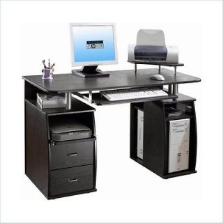 listed TECHNI MOBILI Atua Wood Workstation Espresso Computer Desk