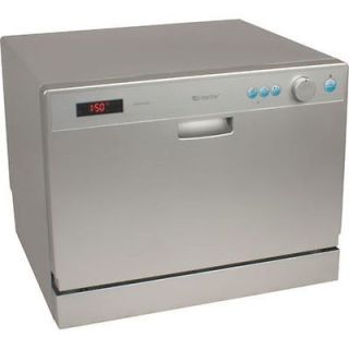 Portable Compact Countertop Dishwasher, Silver Energy Star Apartment
