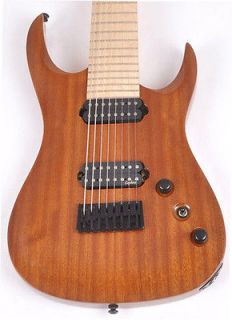 Agile Septor 827 MN CP Nat Mahog 8 String Guitar w/Case