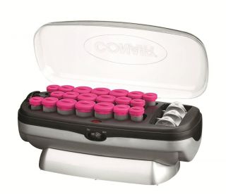 Conair Xtreme Instant Heat Multisized Hot Rollers, Pink   NEW