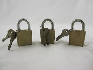 Corbin locks lock and key lock vintage collectible brass