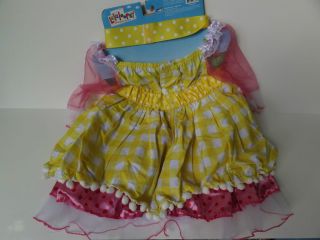 Lalaloopsy Crumbs Sugar Cookie Dress Costume Size 3T Toddler NEW