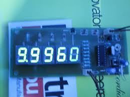 RF Frequency Counter 50 MHZ DL4YHF GREEN Colour BUILT