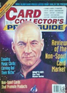 Card Collectors Price Guide 1/94 Star Trek/Captain Picard/Country