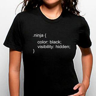 NINJA CODE funny geek humor mac costume nerd programmer gamer WOMENS
