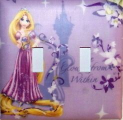 Princess Rapunzel Tiana Light Switch Plates Electrical Outlet Covers