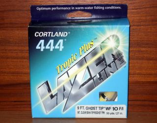 Cortland Tropic Plus 444 Lazer Fly Line WF 10 F/I W/9ft Ghost Tip