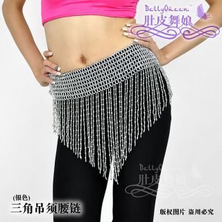 New Belly Dance Belly Costume Accessory Bead Hip Skirt Scarf Belt Wrap
