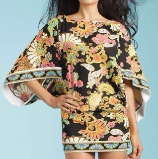 Turk☮ Nandini Kimono Tunic CoverUp Swim & Spa Collection LG $144.00
