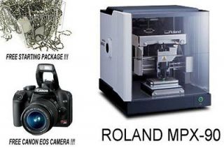 Roland MPX 90 Metaza Impact Printer Engraving Machine