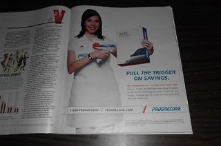 Print Ad Flo Progressive Insurance Stephanie Courtney Trigger 10x12
