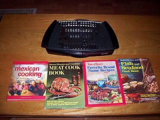 Revere Table Top Grill/ 4 cook books