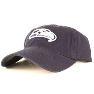 SEATTLE SEAHAWKS Logo New NFL Navy hat Cap 1 Fit Flex fit OSFA Low