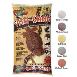 Zoo Med Vita Sand 5 lb Hermit Crabs Desert Lizards Vitamin Calcium