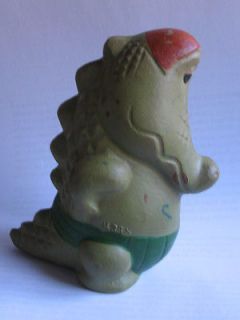 Vintage Soviet Russian Crocodile rubber toy doll USSR 100% ORIGINAL