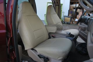 FORD F 250 350 450 1997 04 S.LEATHER CUSTOM SEAT COVER (Fits: F 350)