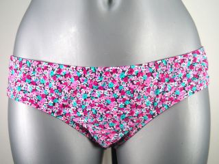 NWT Jrs ROXY Water Gypsy Purple &Pink Floral Tiki Triangle Bikini