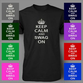 KEEP CALM AND SWAG ON Crown SWAGG Drake Concert Mens T Shirt