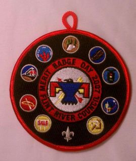 Flint River Council Merit Badge Day 2007   Shirt Patch   Boy Scout