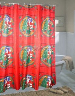 Claus children gift Bathroom Fabric Shower Curtain  as253