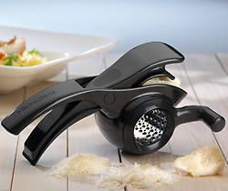 Microplane Specialty 2 in 1 Rotary Grater 39006   Black