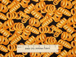 Curly Fries French Fry Timeless Treasures Food Toss Novelty Cotton