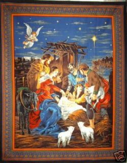 Nativity Scene Christmas Panel Wallhanging KIT