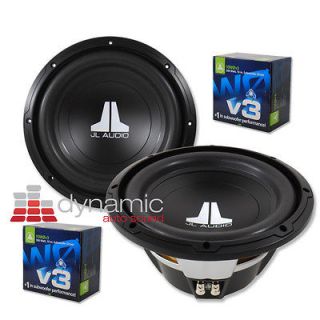 JL AUDIO® 10W0v3 Car Subwoofers 10” SVC 4 Ohm 600 Watts Subs