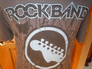 MENS ROCK BAND GUITAR T SHIRT LARGE FUN TO WEAR PERFECT FOR