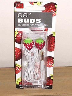 Universal 3.5mm Headphone Jack Stopple Charm   Strawberry Ice Cream W