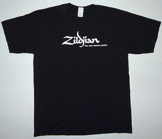 Zildjian Cymbals The Only Serious Choice T Shirt Black XL Drummer
