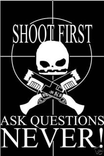 Squidbillies Shoot First T Shirt S 3X gun nra hunting