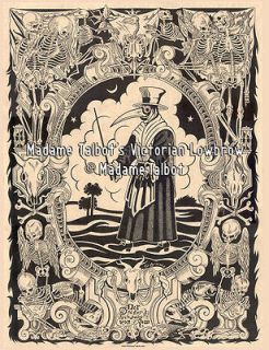 Black Death Plague Doctor Gothic Lowbrow Poster~