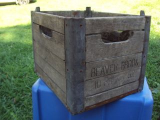 VALLEY BROOK Farm Milk Bottle BOX CRATE Cumberland Case co Chattanooga